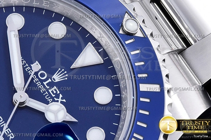 0118 Sporty ROLSUB0338 – Submariner 116619LB 904L SS SS Blue VSF VS 1042